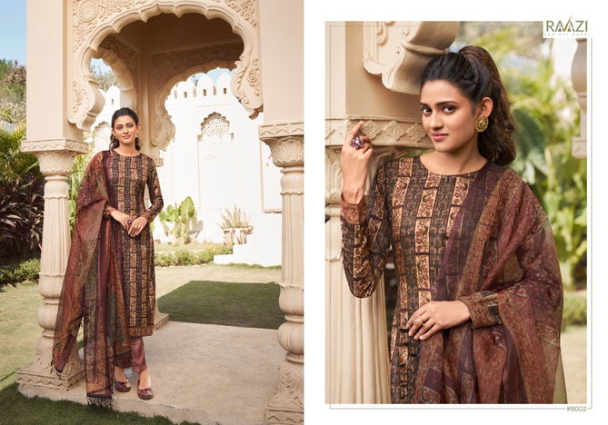 RAMA FASHION RESHAM Heavy Fancy Designer Ethnic Wear Tusser Silk Dress Material Collection